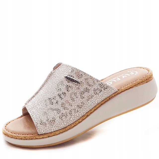 pohodlné Stříbrné žabky Fly Flot 59G07