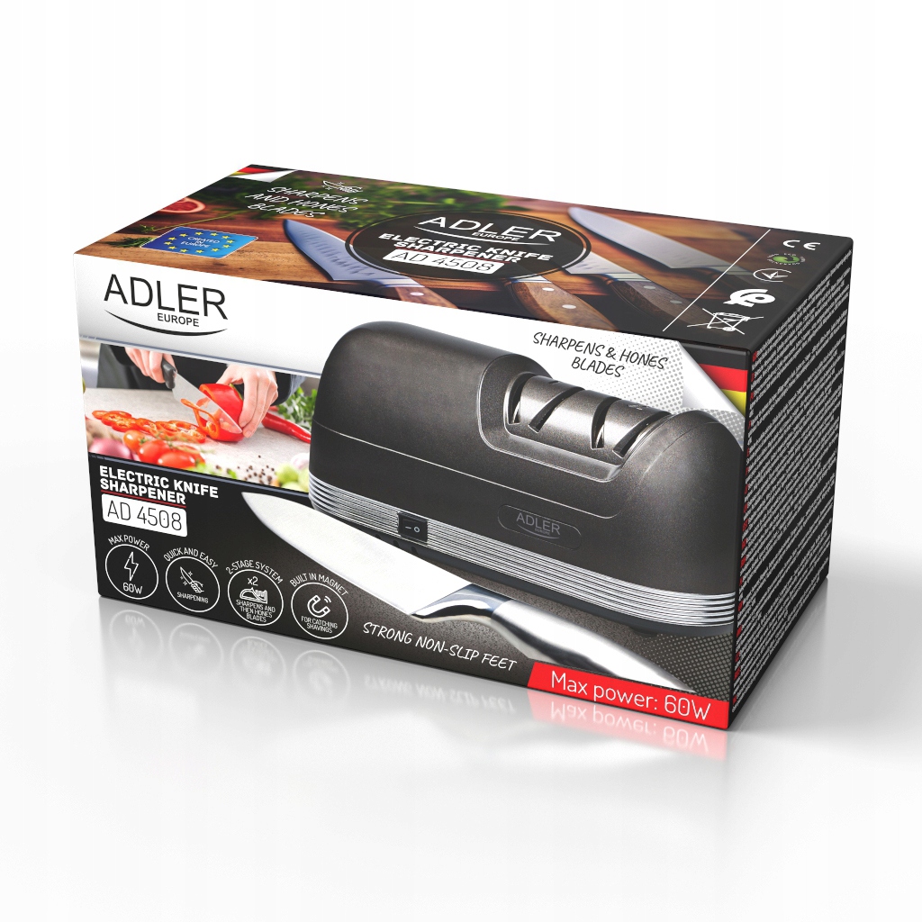 ELEKTRYCZNA DOMOWA OSTRZAŁKA 2w1 DO NOŻY I NOŻYCZEK OSEŁKA Marka bez marki