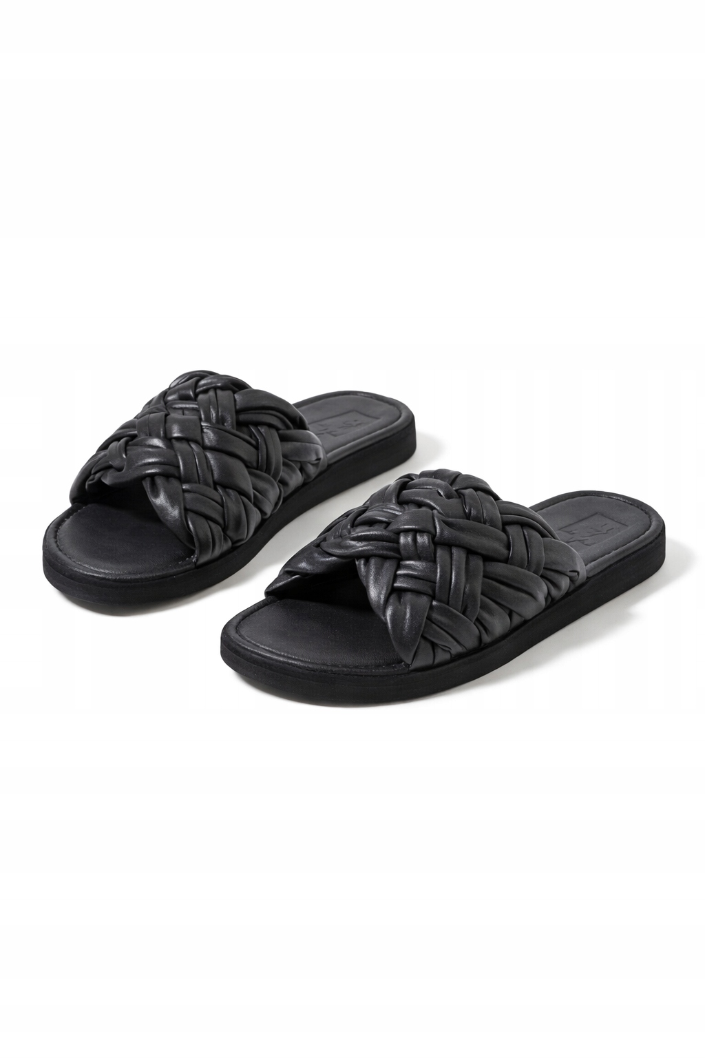 Nazouváky Černé Kožené Copánky 36 1I3A