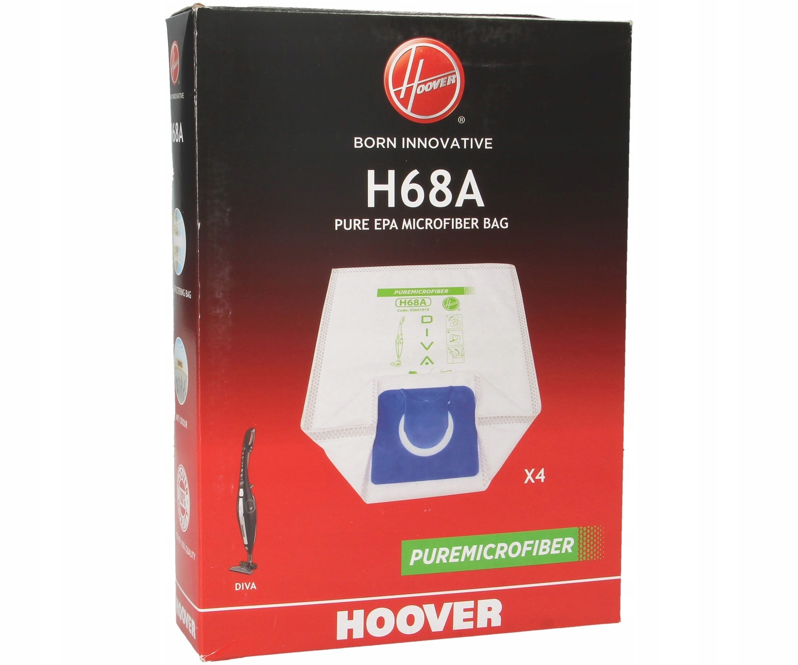 

Worki do odkurzacza Diva H68 4szt. Hoover