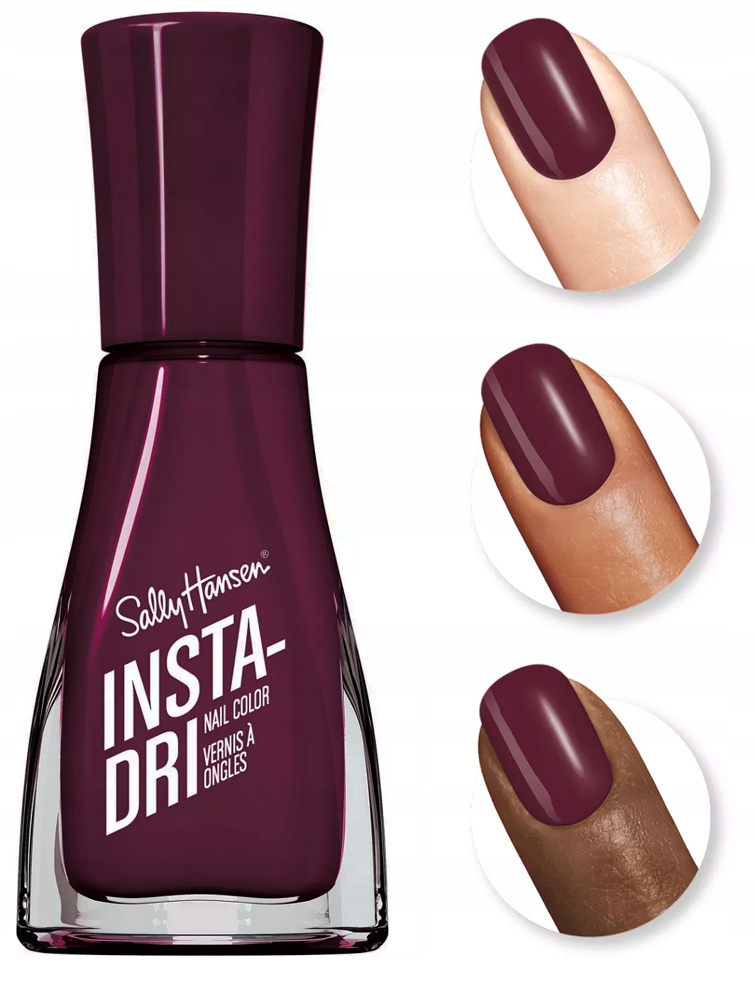 

Sally Hansen Insta Dri Lakier Zip Wine 428