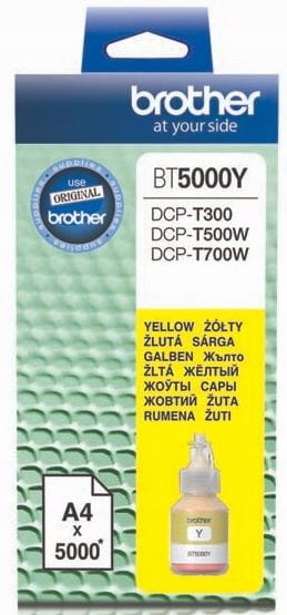 

Tusz Brother BT5000Y Yellow DCP-T300 5 000 stron