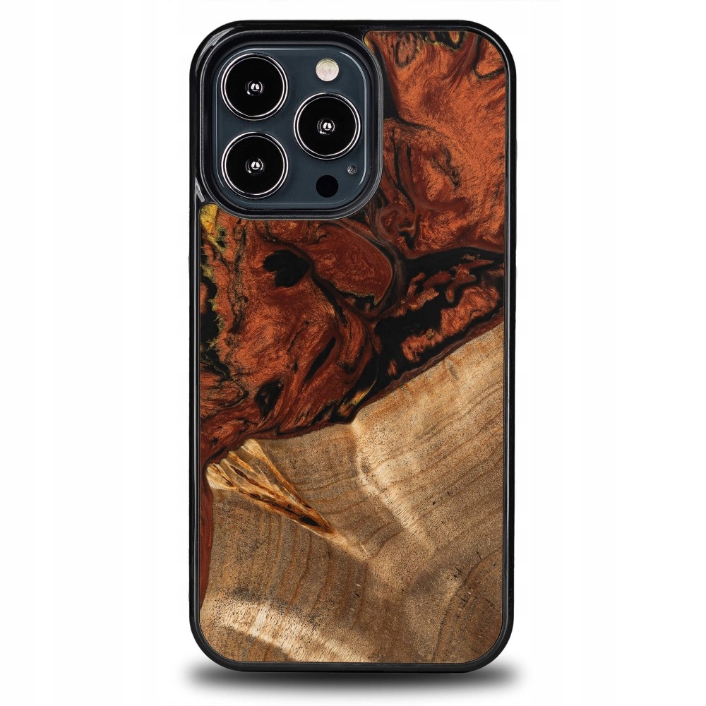 Pouzdro Bewood Unique pro iPhone 13 Pro 4 Živly Oheň