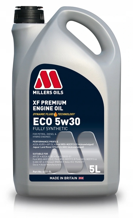 

Millers Oils Xf Longlife Eco 5W30 5L A5/B5 Ford