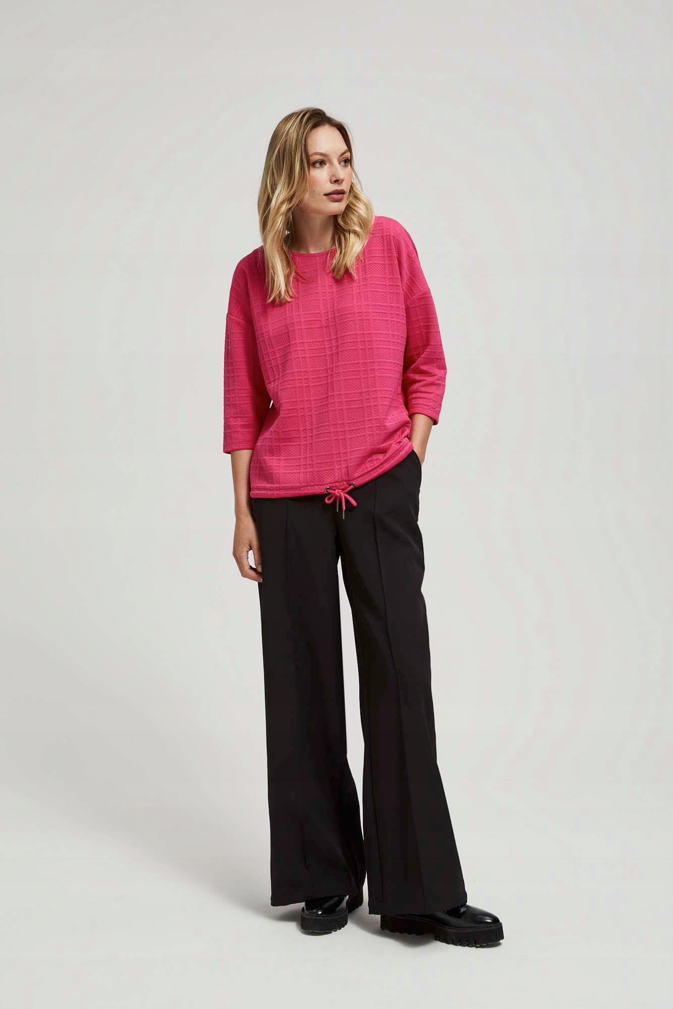 Bluza z rękawami 3/4 S od MOODO Płeć kobieta