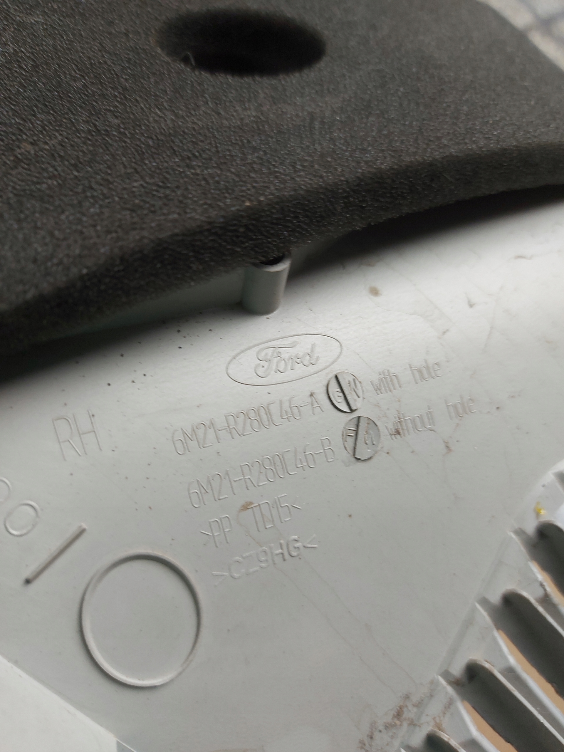 cover side SLUPKA C right rear FORD S-MAX and OE