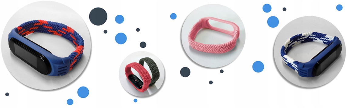Elastyczna opaska do Xiaomi mi band 3 4 5 6 pasek dużo kolorów materiałowa Kompatybilność Xiaomi