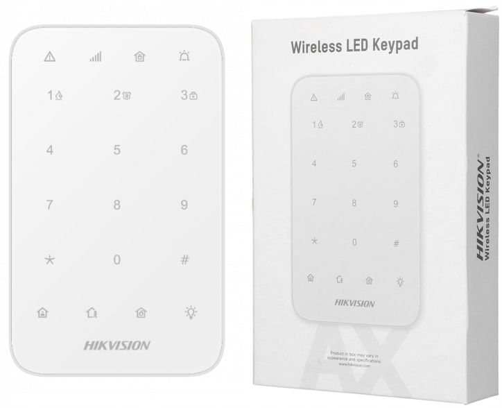 Bezdrôtová klávesnica pre alarmy Ax Pro DS-PK1-E-WE