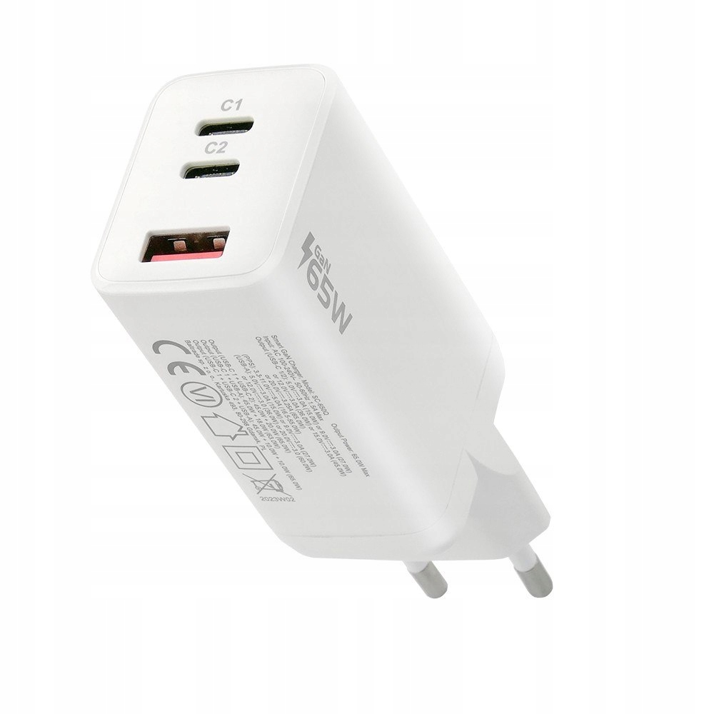 Everactive Ładowarka Sieciowa Gan SC-650Q Z Gniazd