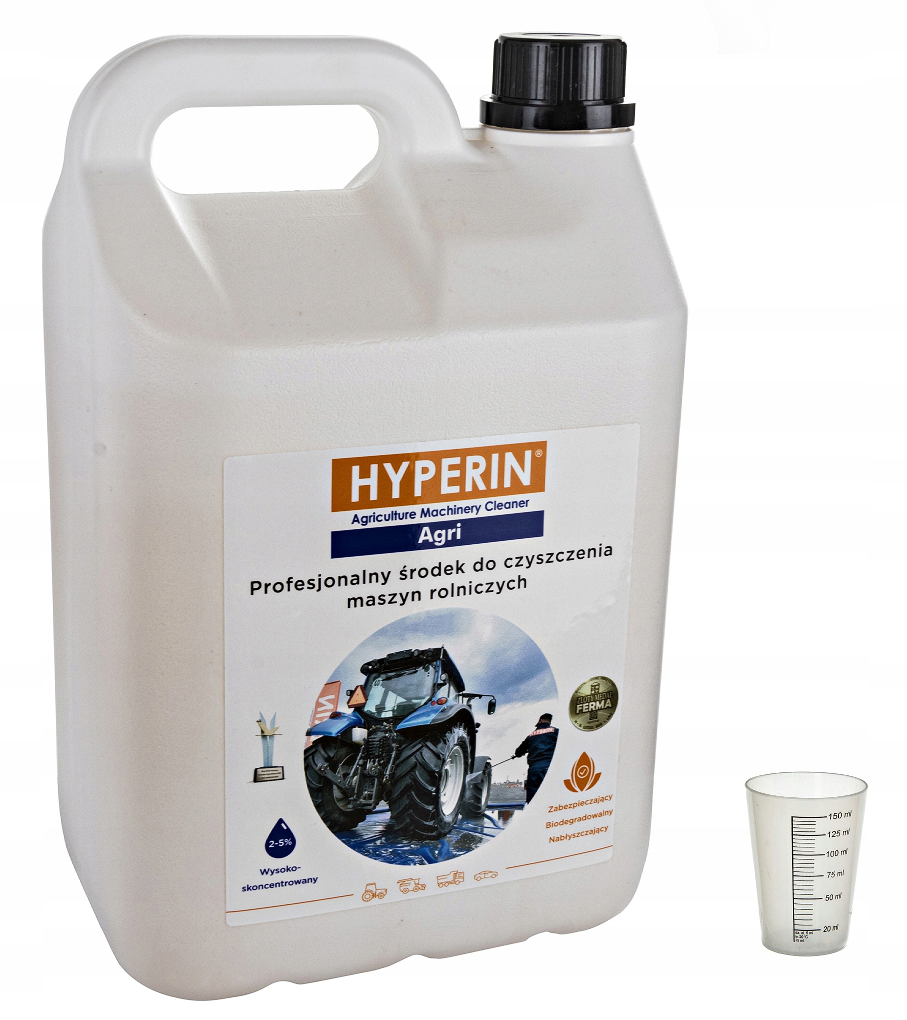 Koncentrat do mycia Hyperin Agri 5kg GRATIS
