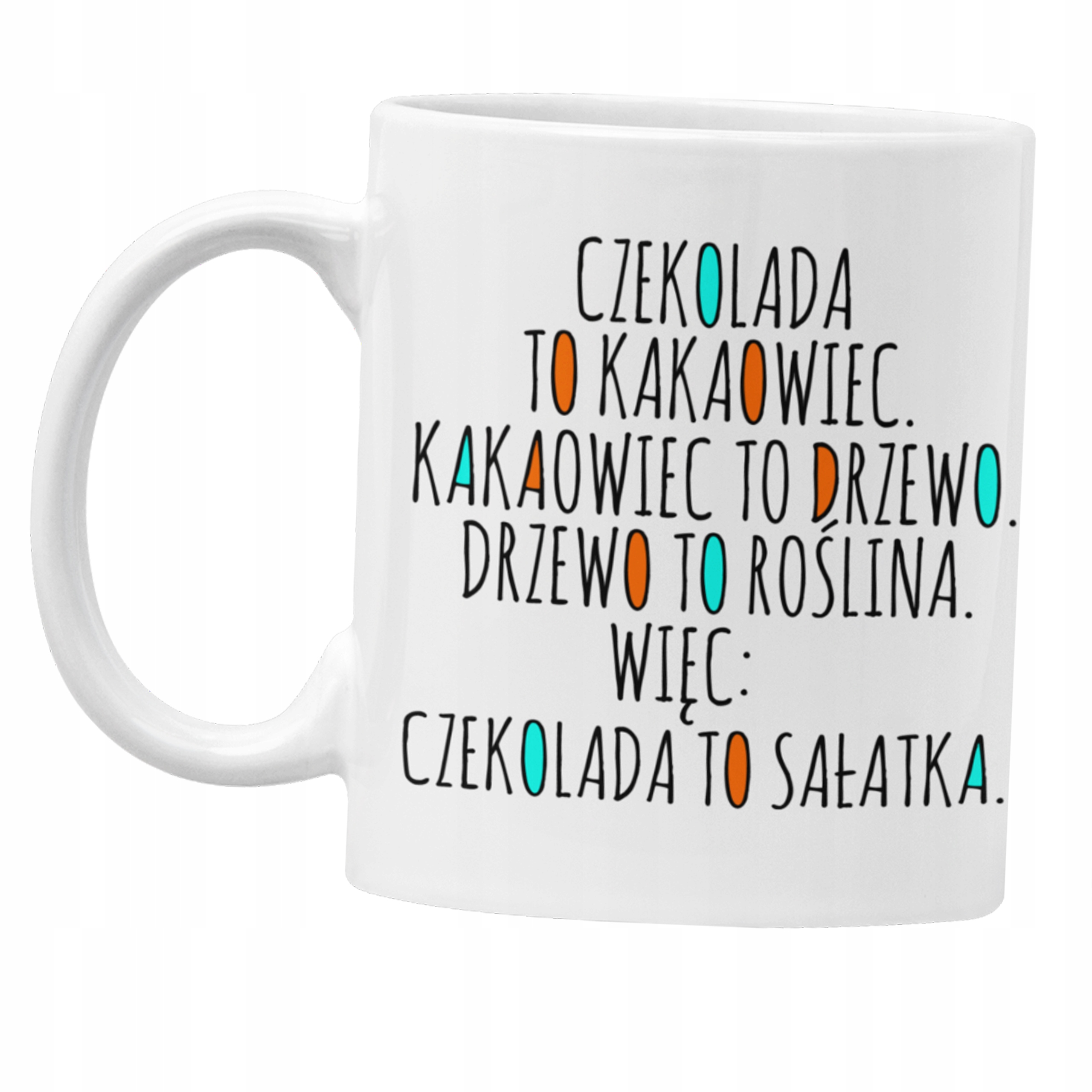 

Śmieszny kubek Czekolada dieta memy mem