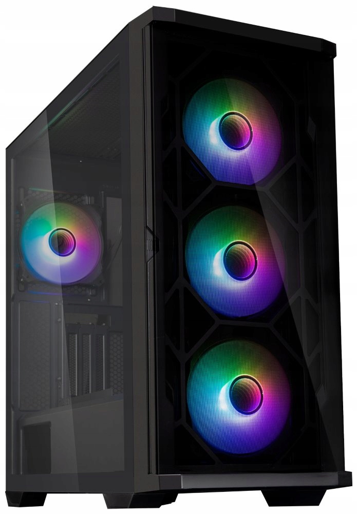 Zalman skříň Z10 Duo Atx 4x120 mm Argb fan 2xUSB 3.0 Usb-c tvrzen