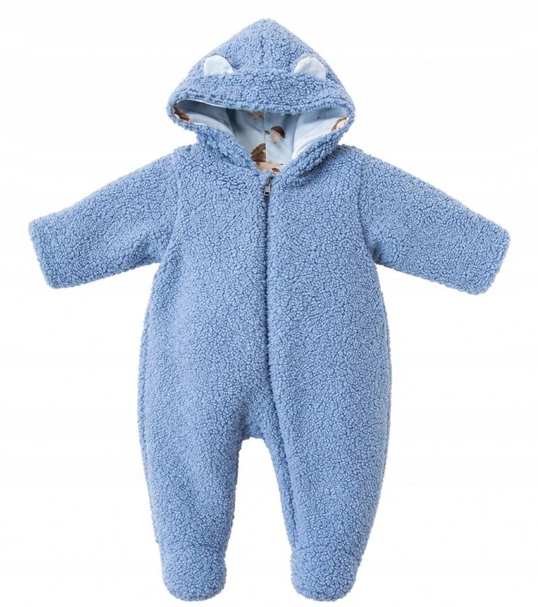 Eevi Kombinezon z baranka Little Hedgehog Niebieski 56cm