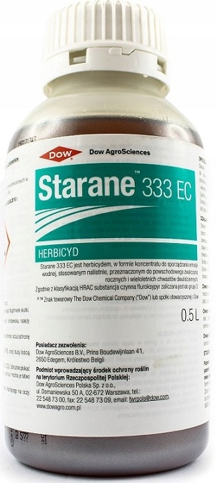 

Starane 333EC chwasty w trawie pokrzywy mlecz 0,5l