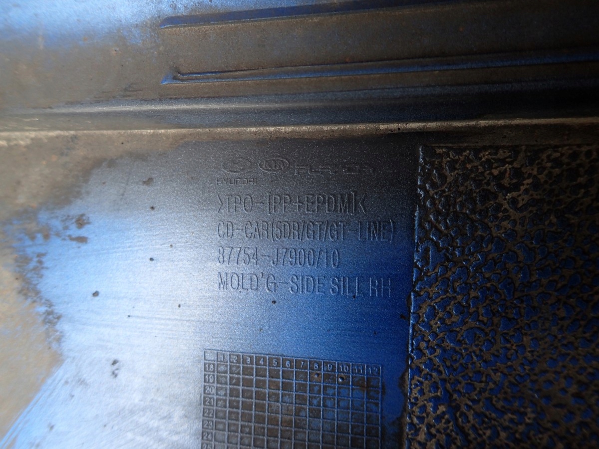 moulding threshold right KIA CEED 3 III CD GT LINE