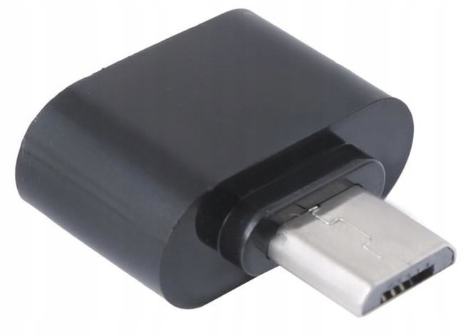 ADAPTER PRZEJSCIE gniazdo USB / wtyk micro USB OTG Zastosowanie USB, FireWire