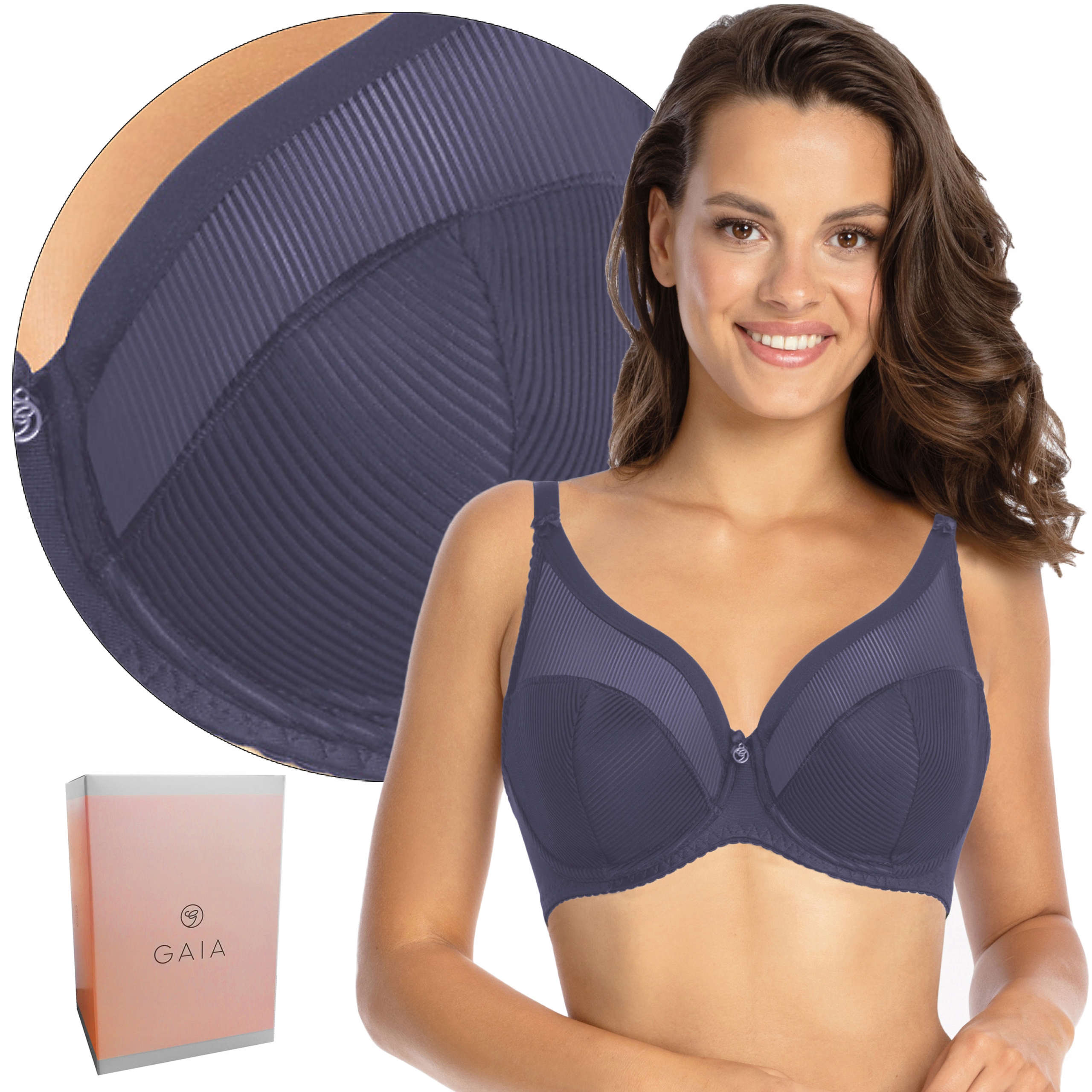 

Biustonosz półusztywniany Gaia 1058 Sonia grey 95B