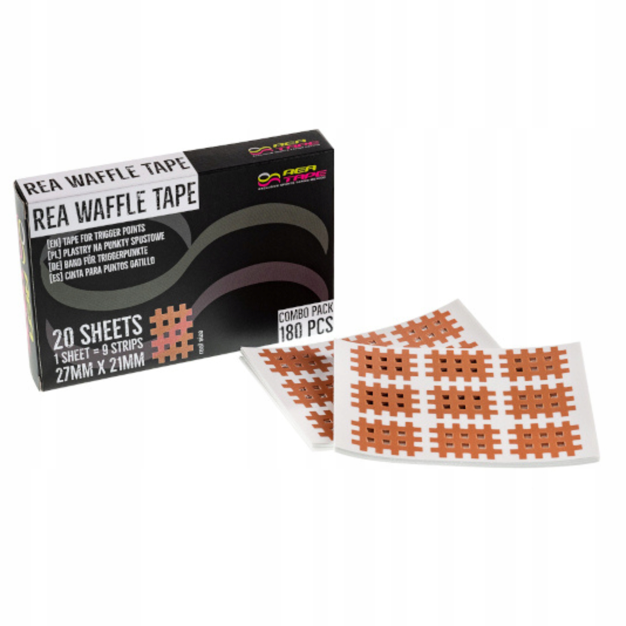 

Taśmy do tapingu Rea Tape Waffle Cross 180 szt.