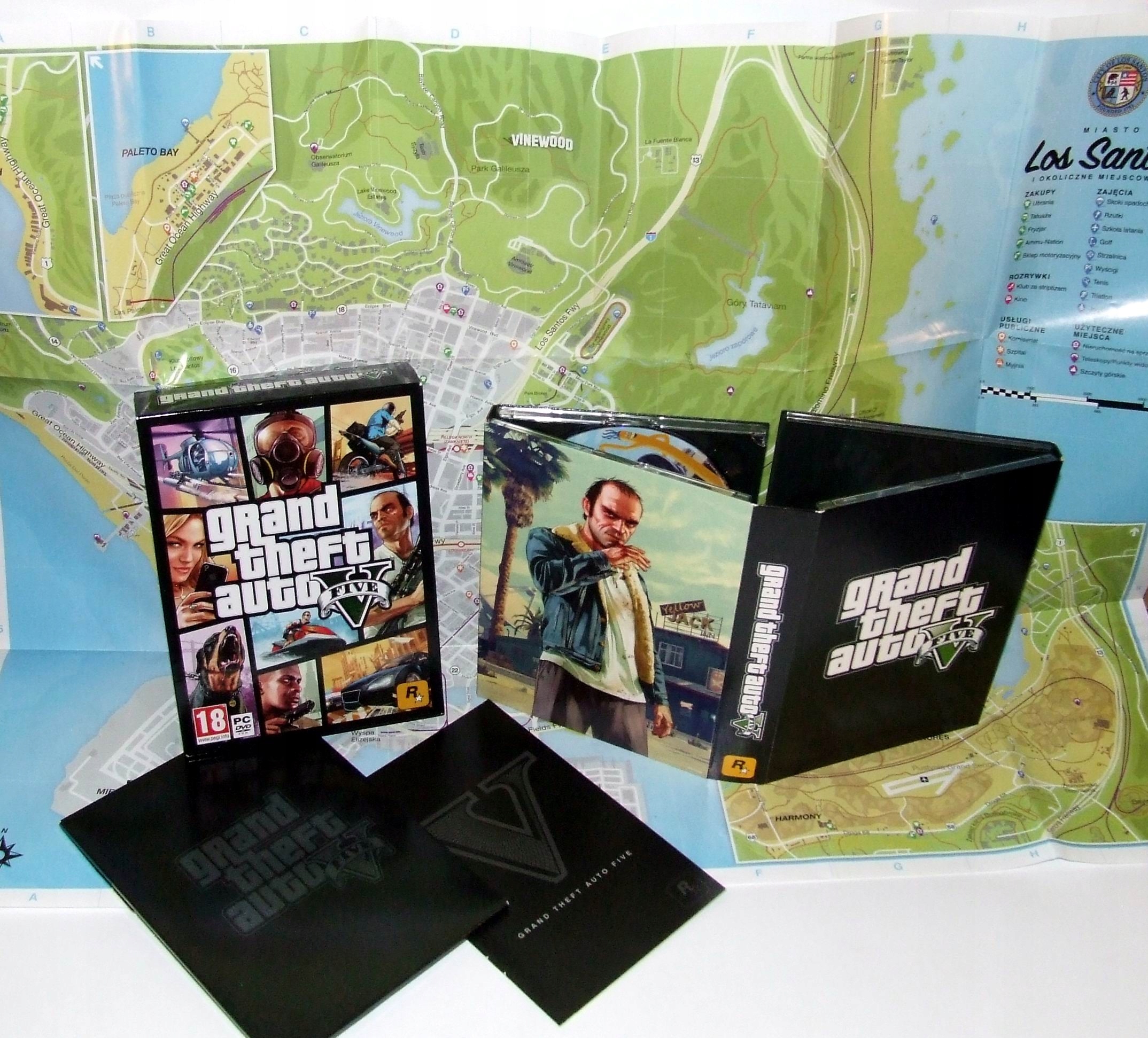 Купить GTA GRAND THEFT AUTO 5 V коробка PL: отзывы, фото и ...