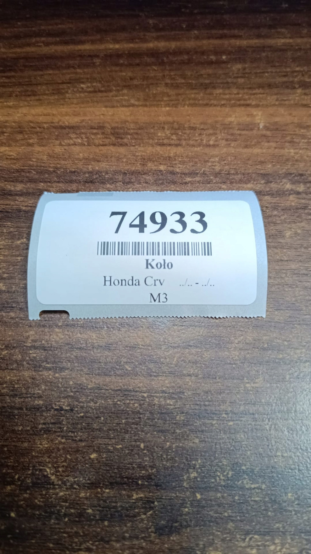 HONDA CRV II wheel spare 15