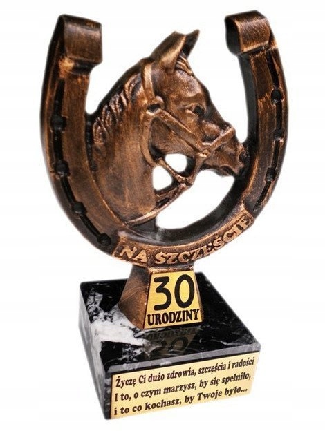 

Podkowa Na 30 Urodziny Statuetka 30-stka