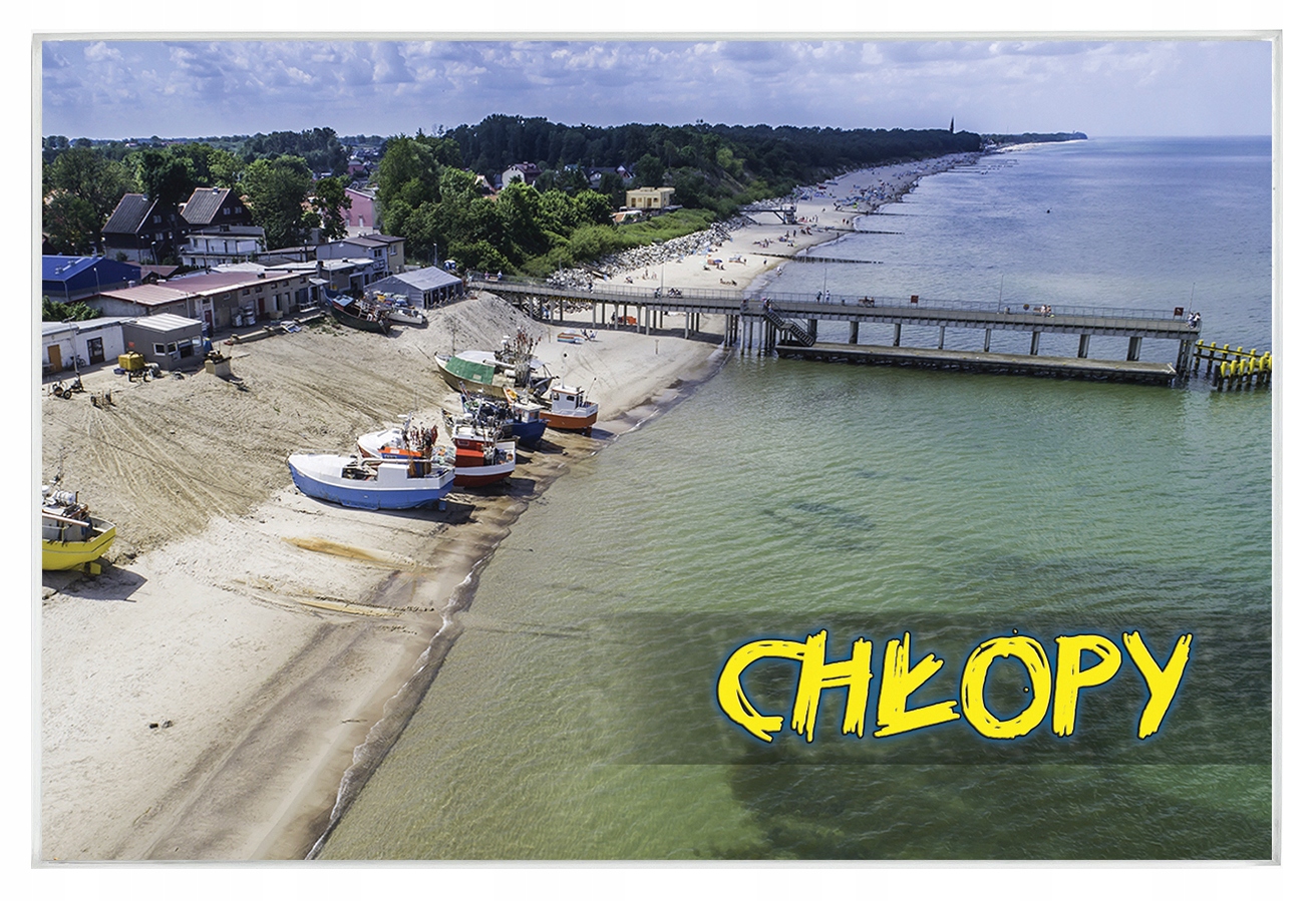 Magnesy na lodówkę miasta - CHŁOPY