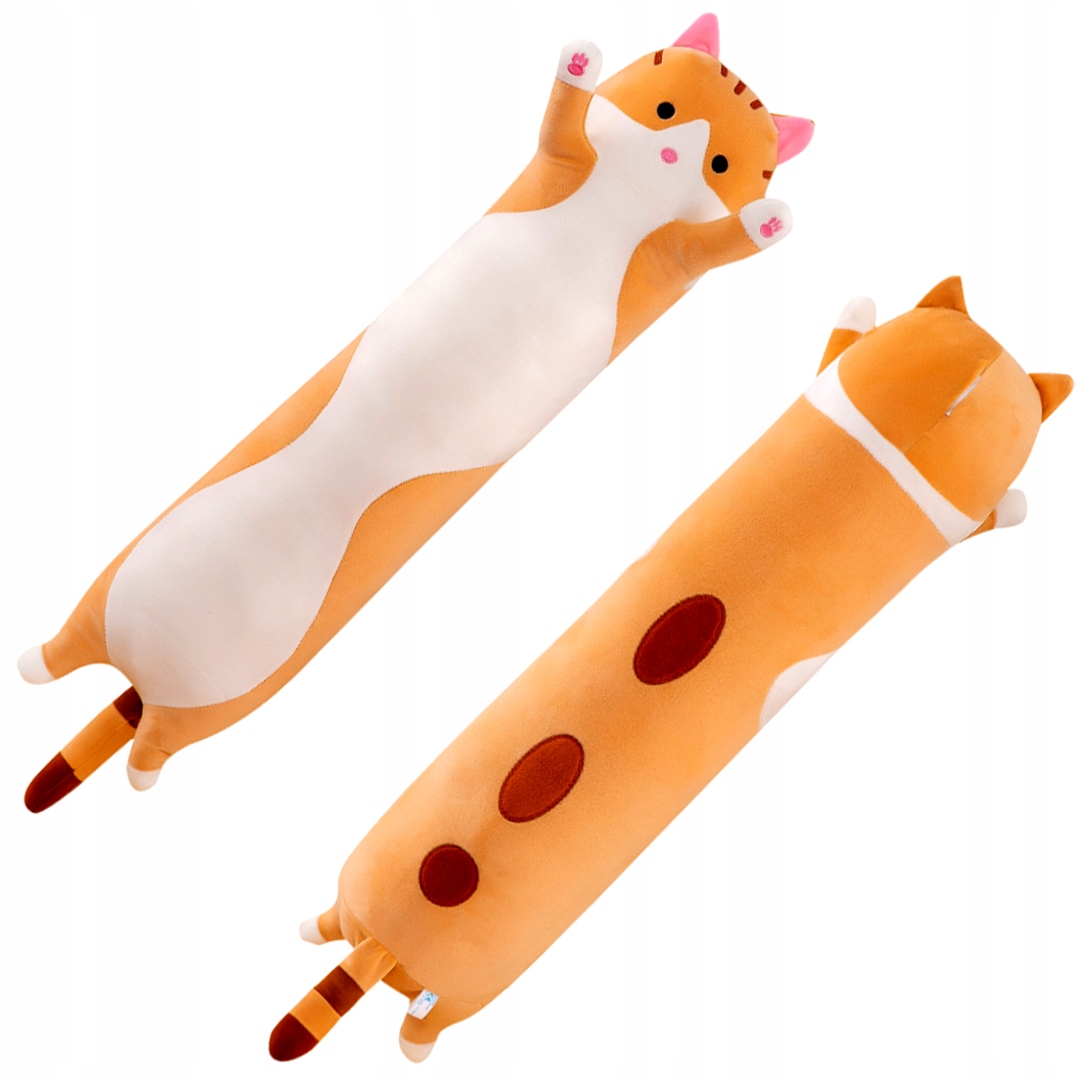 

Wielka Poduszka Kot Maskotka Pluszowa Długa 90 cm