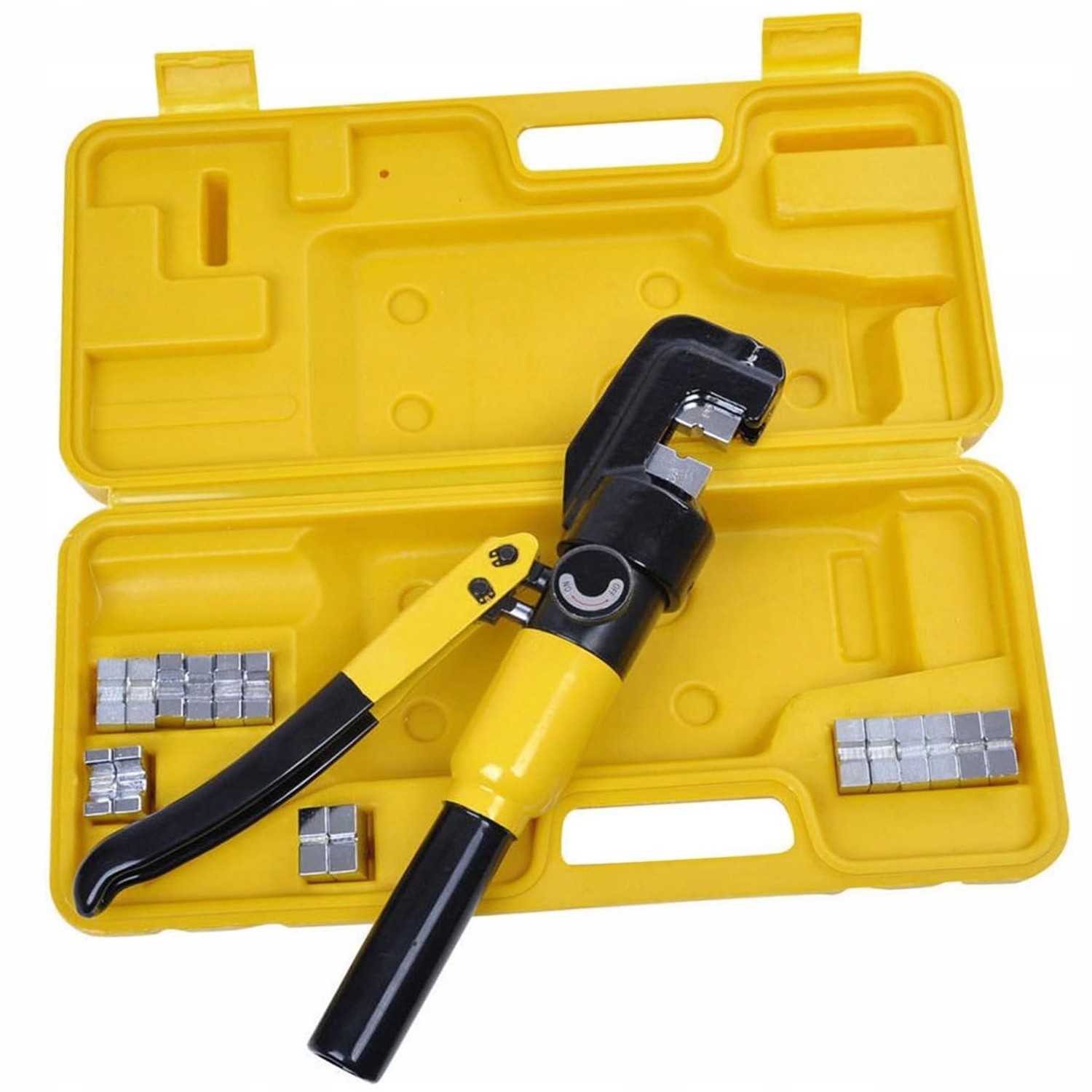 ZACISKARKA HYDRAULICZNA PRASKA DO KABLI PRZEWODÓW MATRYCE 4-70 MM Marka blurr