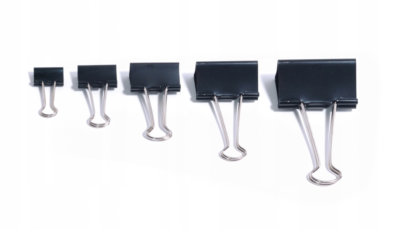 

Klipy biurowe klip biurowy klipsy 32 mm 12 sztuk