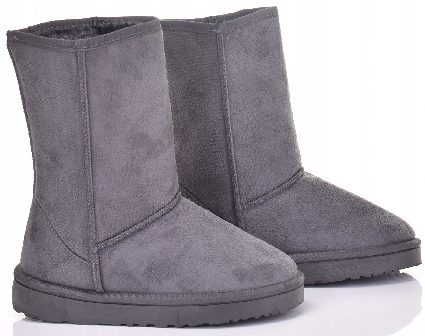 OCIEPLANE ŚNIEGOWCE MUKLUKI KLASYCZNE DAMSKIE ZAMSZOWE Model ŚNIEGOWCE BEŻOWE EMU DAMSKIE