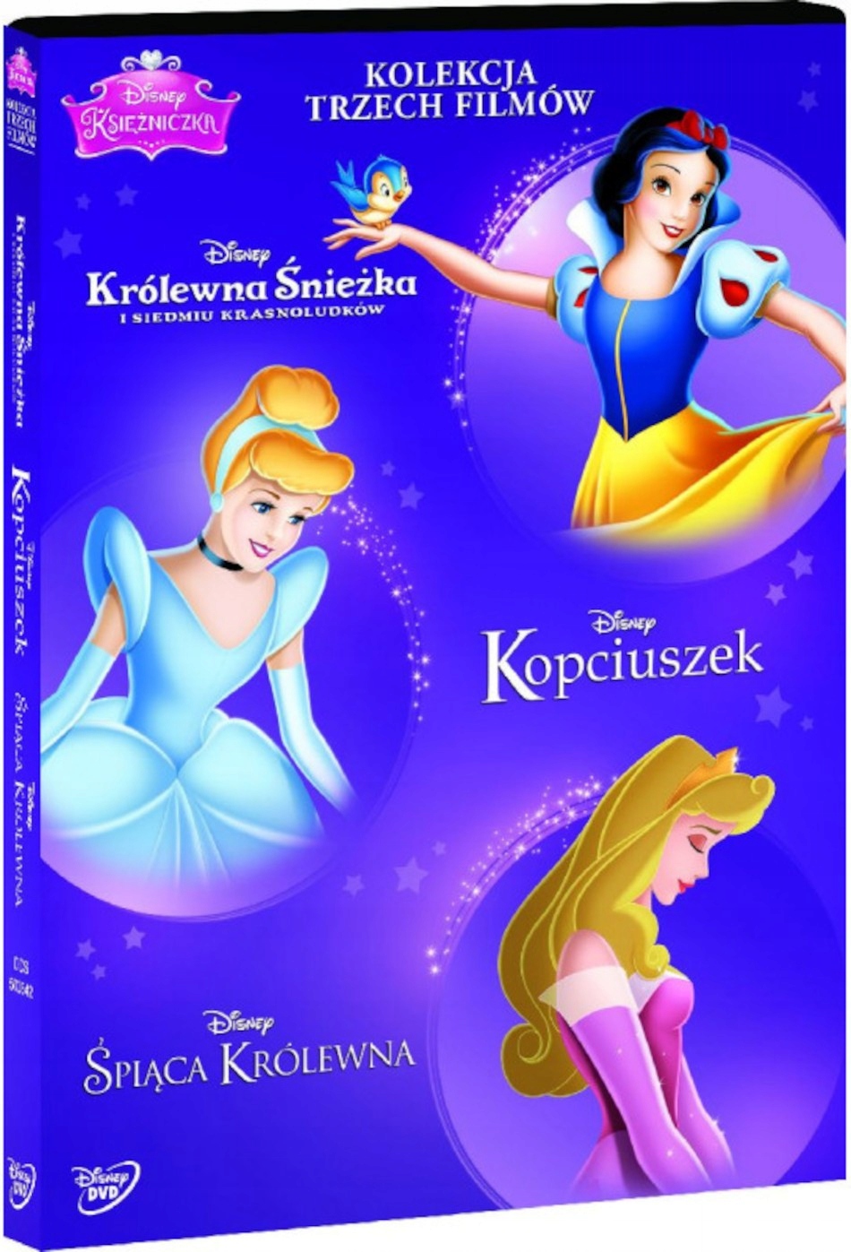 Disney Księżniczka Pakiet 3 Filmów (DVD)