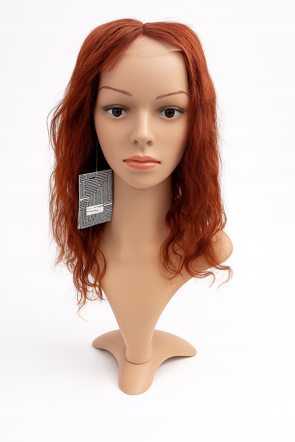 Debut Ludzkie Włosy Peruka Kolor 33A Kasztanowy 50 CM WH4 Lekkie Fale