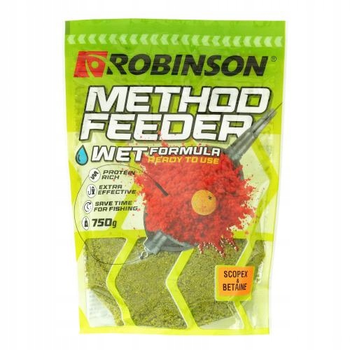 Robinson Method Feeder Wet zanęta mokra gotowa 750g Scopex & Betaine