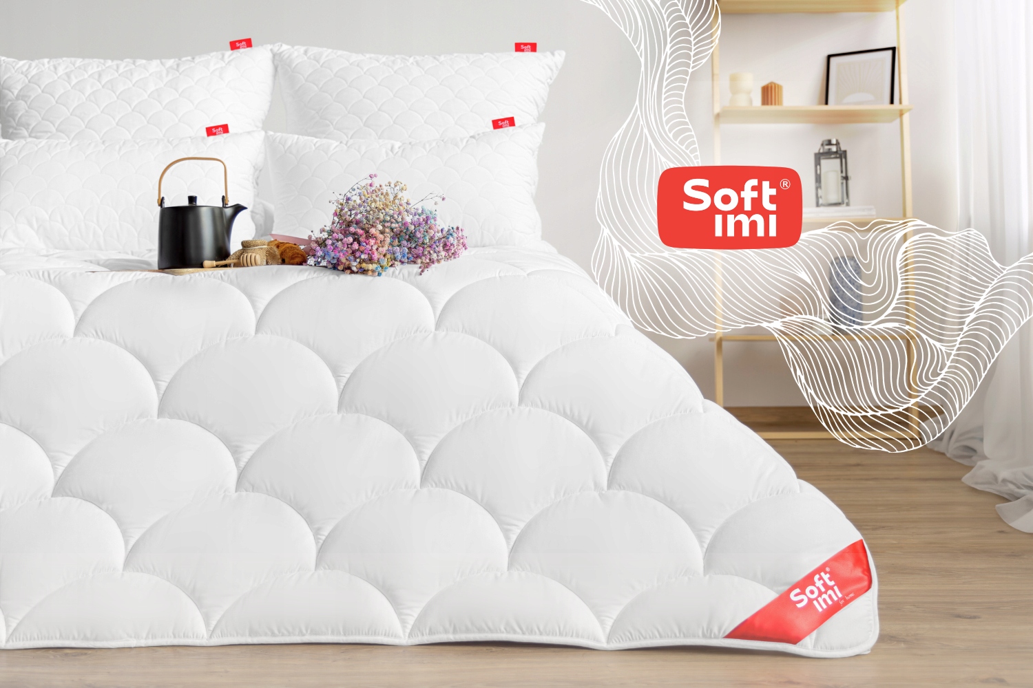 KOŁDRA ANTYALERGICZNA 200X220 LETNIA Z POLSKI Szerokość produktu 220 cm