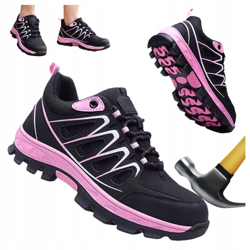 Pracovní boty Polobotky Dámské prodyšné tenisky Velmi lehké s špičkou