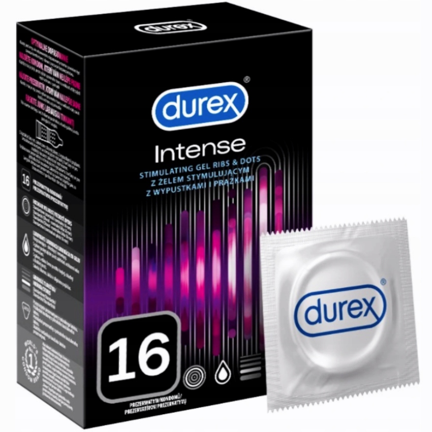 

Durex Intense Orgasmic 16 szt. Orgazm dla Kobiet