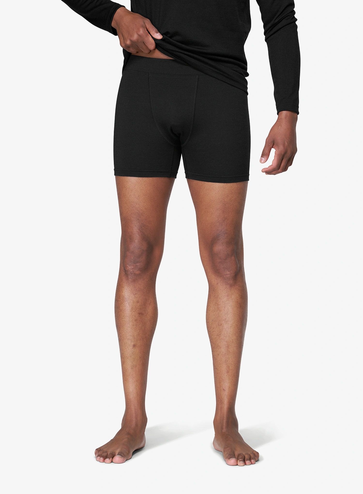 Bokserki termoaktywne Devold Breeze Plus Merino 200 Boxer black S