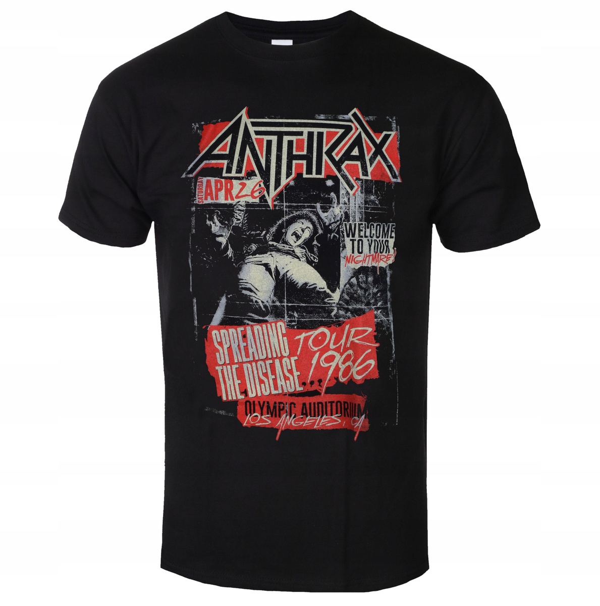 Anthrax Spreading the Disase Tour thrash metal koszulka r L