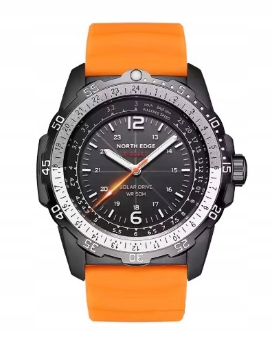 Nové Solární Hodinky North Edge Evoque Solar Drive Vojenský Styl
