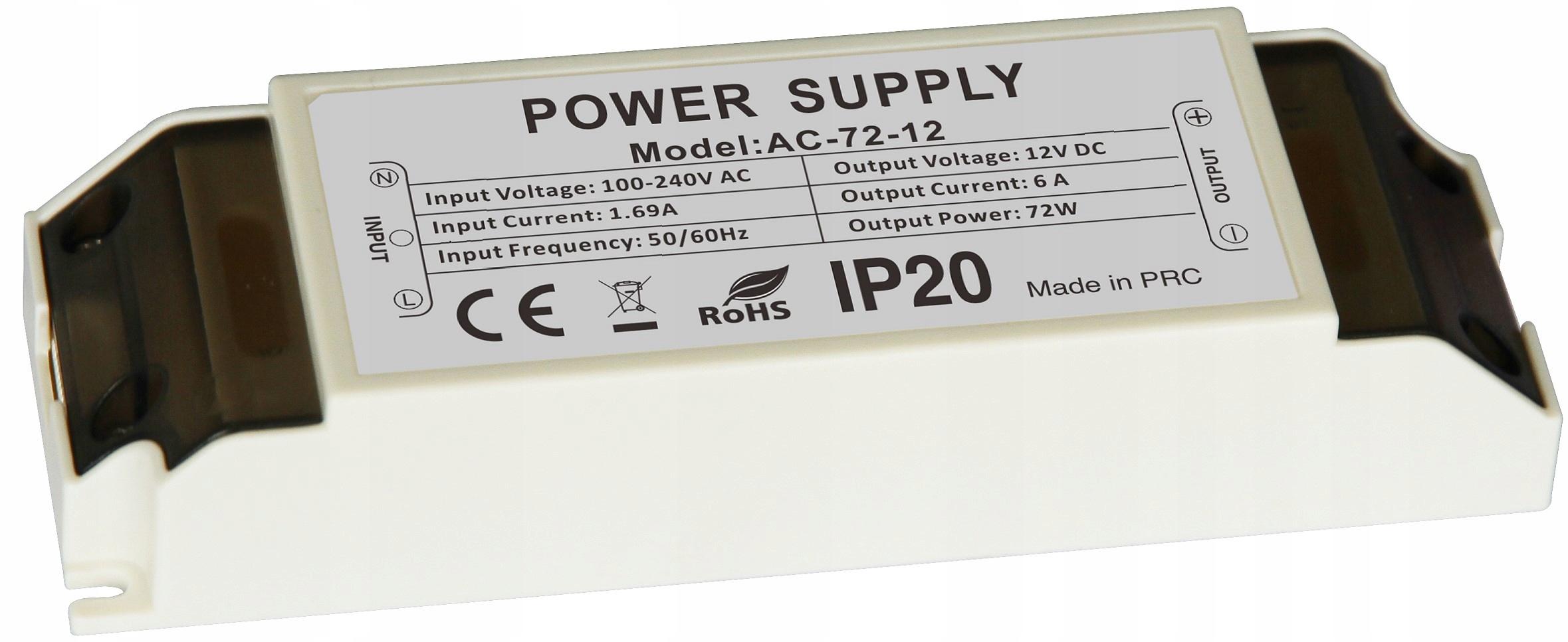 

Zasilacz Led meblowy 72W 12V 6A IP20 1496