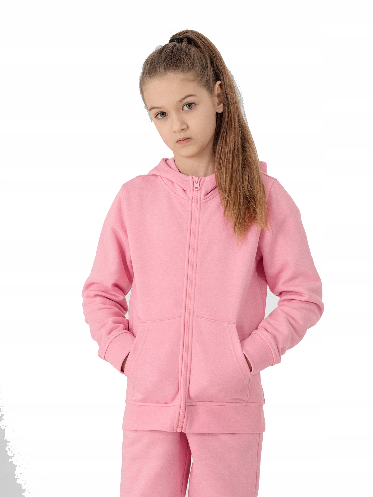 

4F Bluza Sportowa Z Kapturem, Dziewczynka JBLD001