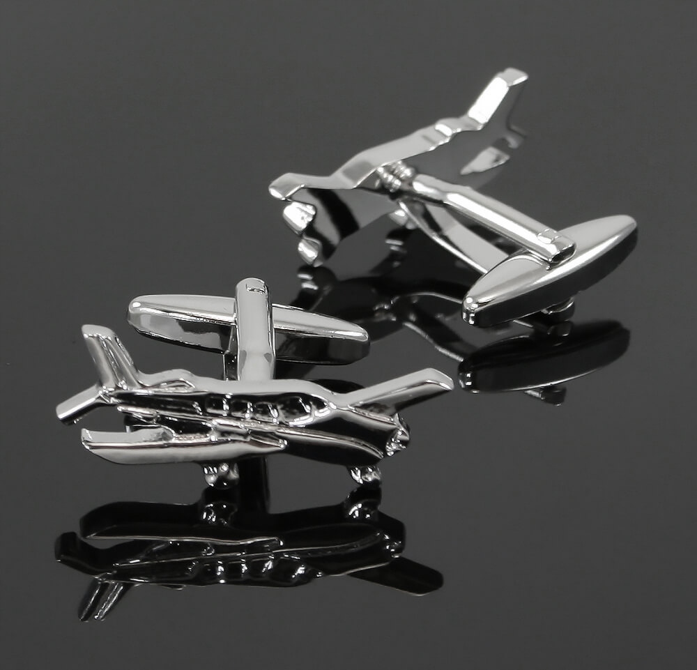 Spinki do Mankietów ALTIES- SAMOLOT Marka Inna marka