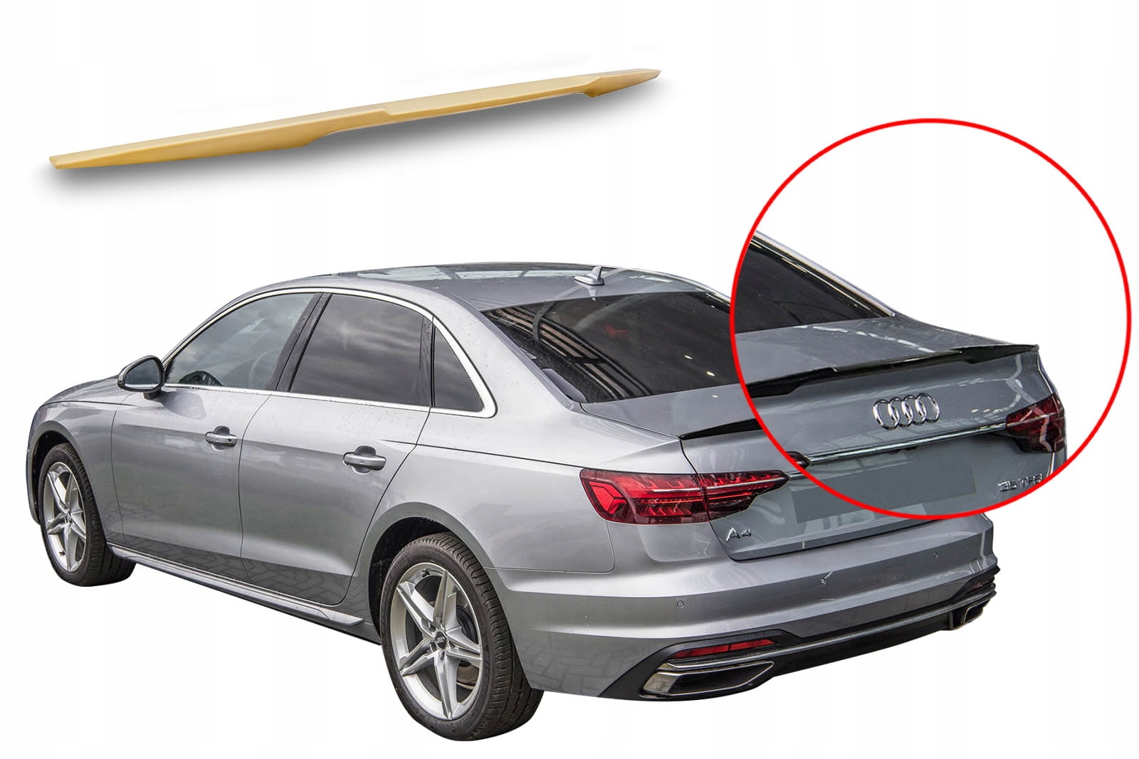 5905226056570 - AUDI A4 B9 2016-седан спойлер задней двери