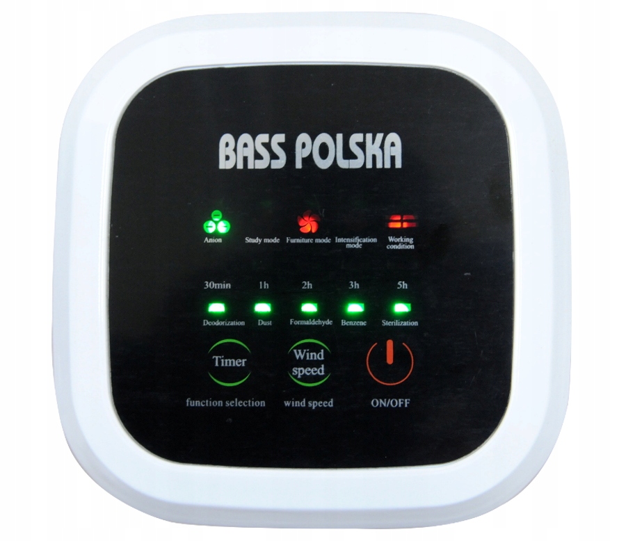 Bass очищувач повітря іонізатор HEPA фільтр 5W бренд Bass