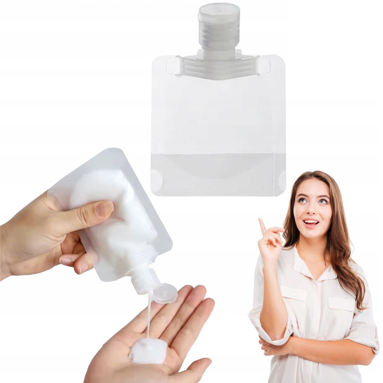 Woreczek 30ml Na Szampon Balsam Krem Płyn Podróżny Mały Do Samolotu