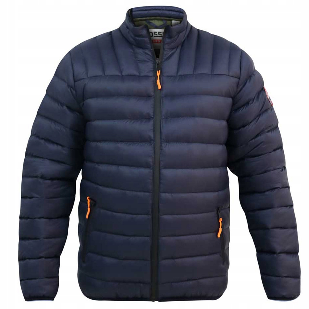 D555 bunda pánská Limehouse 1 zimní nadměrná velikost 7XL tmavě modrá