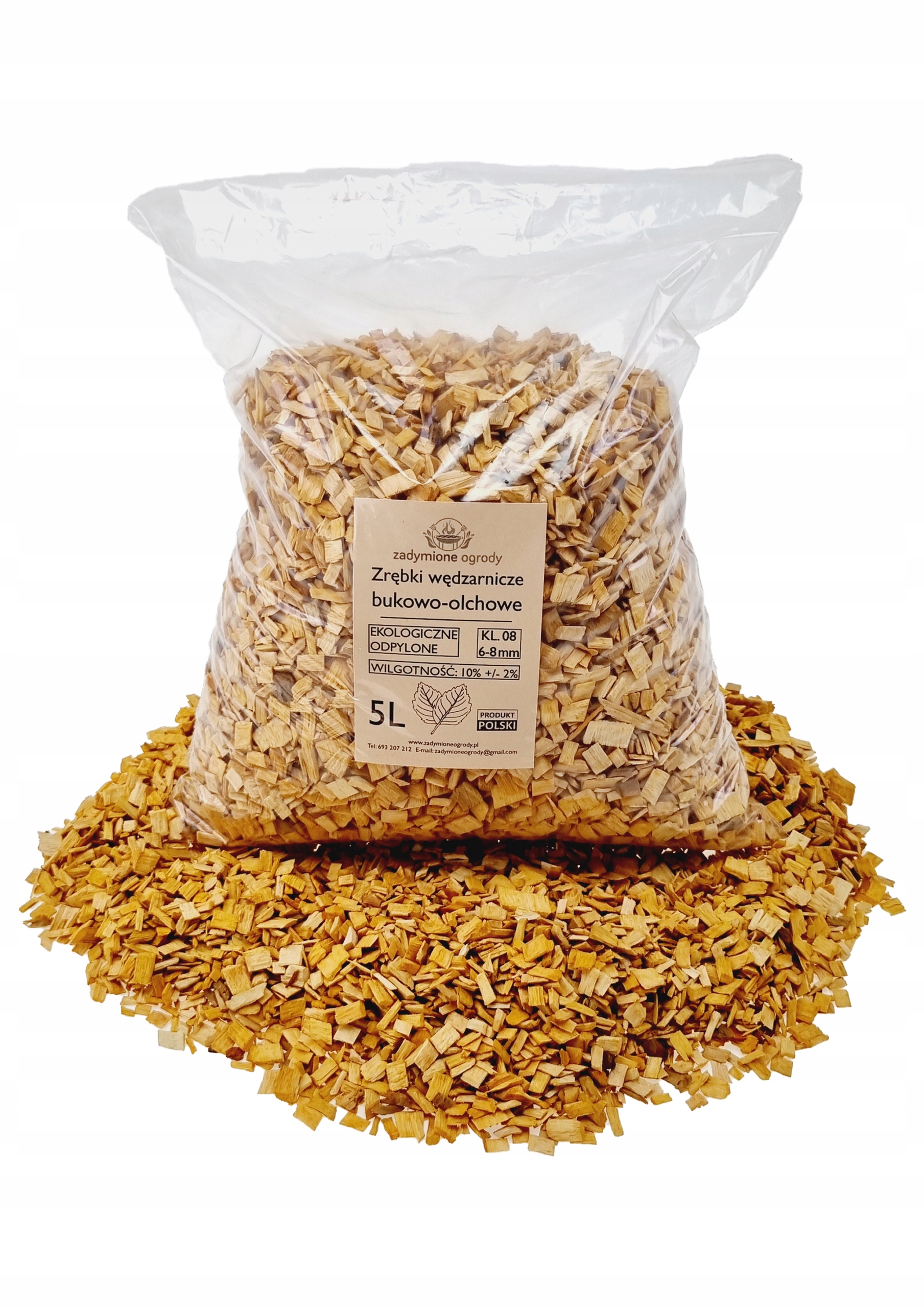 

Zrębki Wędzarnicze Bukowo Olchowe 5L 6-8mm Extra