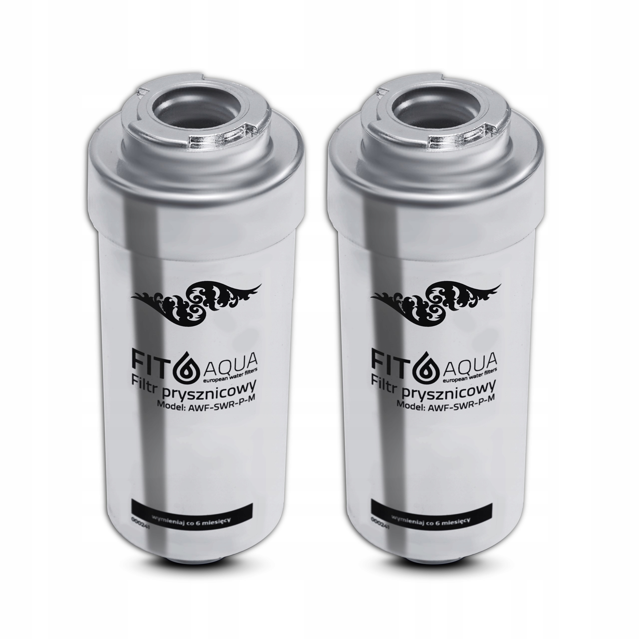 

2x Filtr Prysznicowy Awf-swr-p-m FITAqua Srebrny