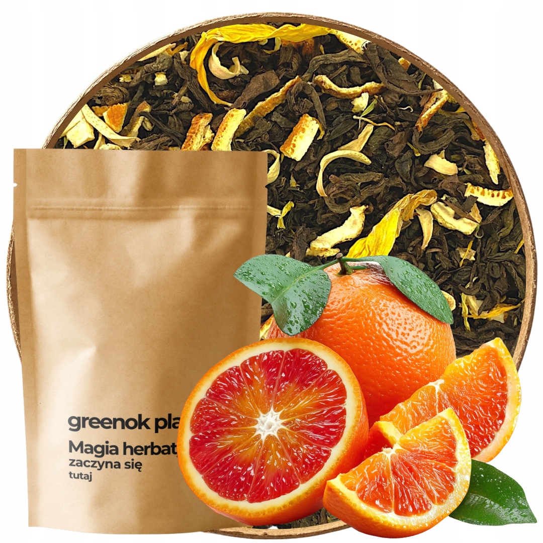 Červený Čaj Pu-erh Pomeranč 1000g hubnoucí Yunnan