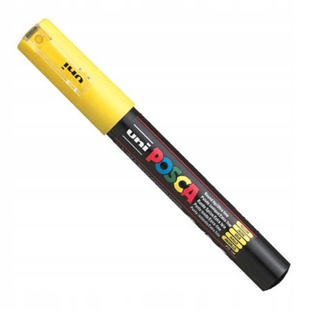 

Marker pisak nietoksyczny Uni Posca PC-1M żółty